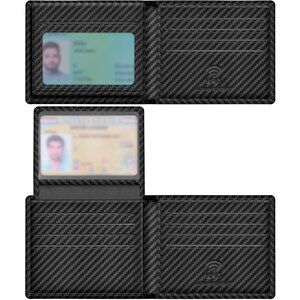 ⚡Travelambo Men Weaved Black Genuine Leather Handmade Bifold Stylish Wallets